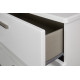 Michigan Tall 3 Door 2 Small Drawer Mirror Wardrobe