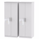 Michigan Tall 4 Door Wardrobe