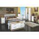 Michigan Tall 4 Door 4 Drawer Mirror Wardrobe