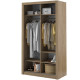 Maine Shetland Oak 120cm Sliding Wardrobe