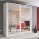 Alabama White 203cm Sliding Wardrobe