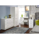Aberdeen Tall 2 Drawer Wardrobe