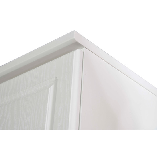 Aberdeen Tall 4 Door 2 Drawer Mirrored Wardrobe
