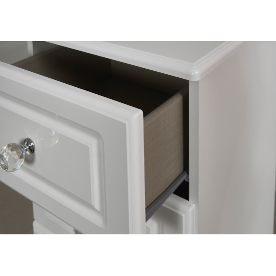 Aberdeen 4 Door 2 Drawer Mirrored Wardrobe