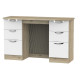 Canterbury 6 Drawer Kneehole