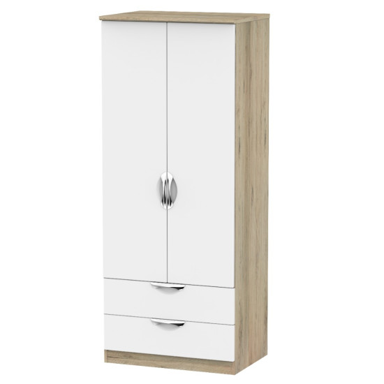 Canterbury 2 Drawer Wardrobe