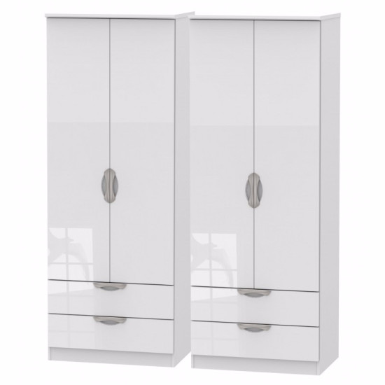 Canterbury 4 Door 4 Drawer Wardrobe