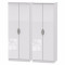 Canterbury Tall 4 Door Wardrobe