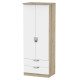 Canterbury Tall 2 Drawer Wardrobe