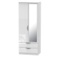 Canterbury Tall 2 Drawer Mirror Wardrobe