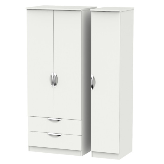 Canterbury 3 Door 2 Drawer Wardrobe