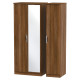 Canterbury 3 Door Mirror Wardrobe