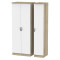 Canterbury Tall 3 Door Wardrobe
