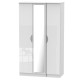 Canterbury Tall 3 Door Mirror Wardrobe