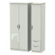 Canterbury Tall 3 Door 2 Small Drawer Wardrobe