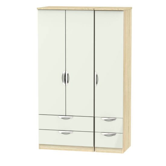 Canterbury 3 Door 4 Drawer Wardrobe