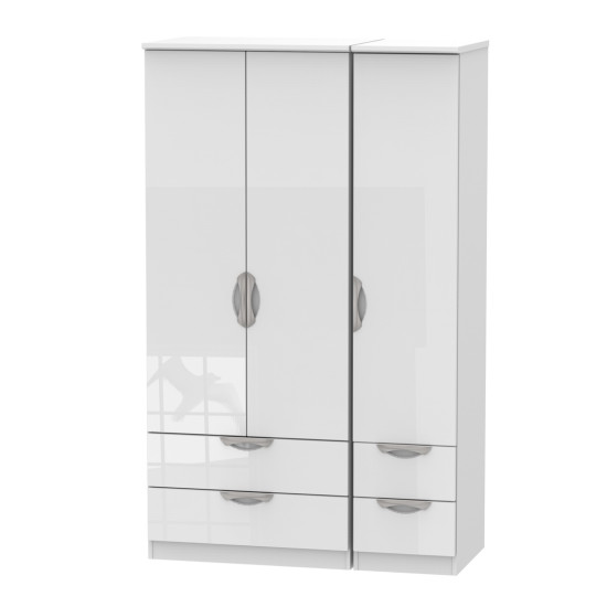 Canterbury 3 Door 4 Drawer Wardrobe