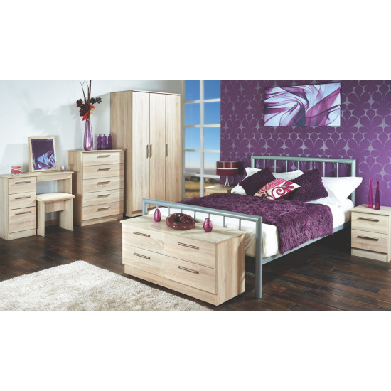Contrast Tall 3 Door Wardrobe
