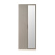 Contrast Tall 2 Door Mirrored Wardrobe