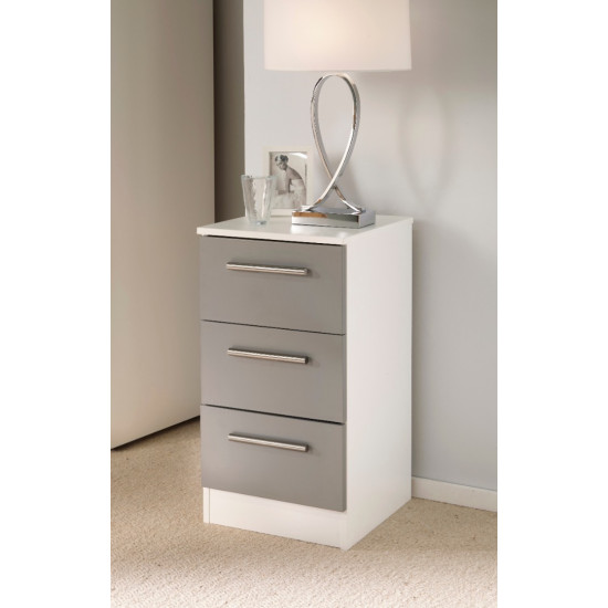 Contrast Tall 4 Door Mirrored Wardrobe
