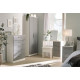 Contrast Tall 3 Door Mirrored Wardrobe