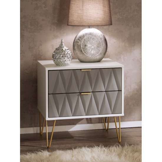 Jewel 2 Drawer Wardrobe