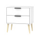 Hong Kong 2 Drawer Midi Chest