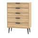 Hong Kong 5 Drawer Chest