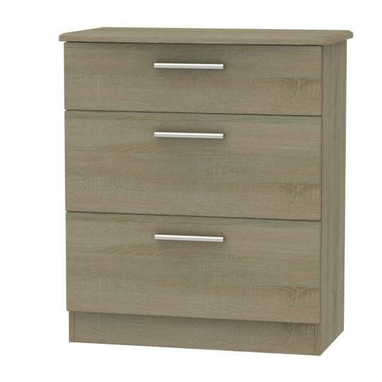 Michigan 3 Drawer Deep Chest