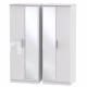 Michigan 4 Door Mirror Wardrobe