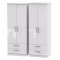 Michigan Tall 4 Door 4 Drawer Wardrobe