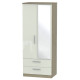 Michigan 2 Drawer Mirror Wardrobe