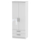 Michigan Tall 2 Drawer Wardrobe