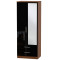 Michigan Tall 2 Drawer Mirror Wardrobe