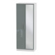 Michigan Tall 2 Door Mirror Wardrobe