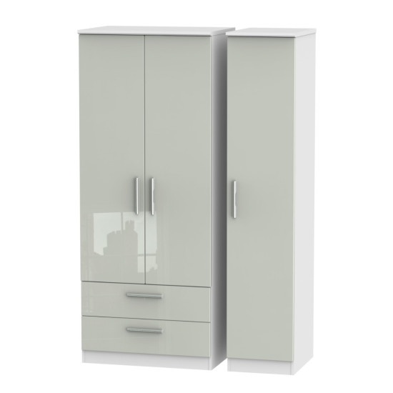 Michigan 3 Door 2 Drawer Wardrobe