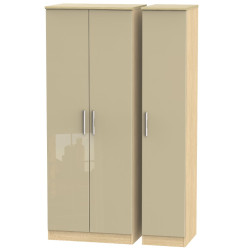 Michigan Tall 3 Door Wardrobe