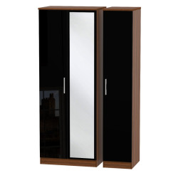 Michigan Tall 3 Door Mirror Wardrobe