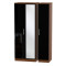 Michigan Tall 3 Door Mirror Wardrobe