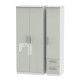 Michigan 3 Door 2 Small Drawer Wardrobe