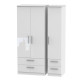 Michigan 3 Door 4 Drawer Wardrobe