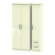 Michigan Tall 3 Door 2 Small Drawer Wardrobe