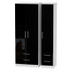 Michigan Tall 3 Door 4 Drawer Wardrobe