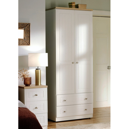 Venice Tall Double Hanging Wardrobe