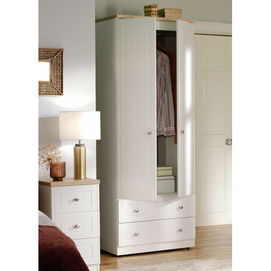 Venice Standard 4 Door 2 Drawer Mirrored Wardrobe