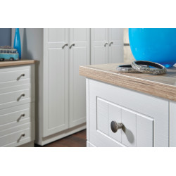 Venice Tall 2 Drawer Wardrobe
