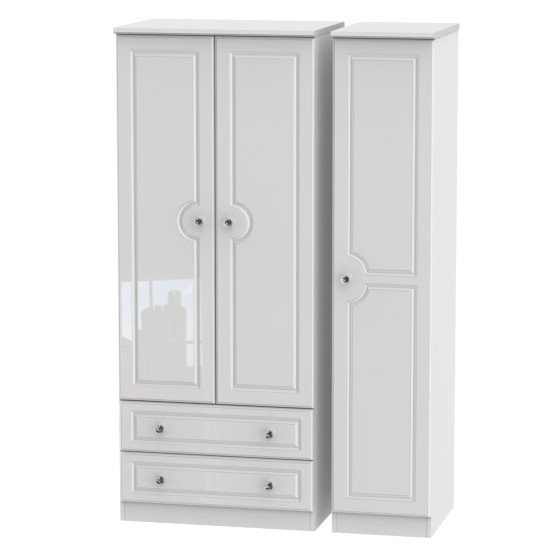 Aberdeen 3 Door 2 Drawer Wardrobe