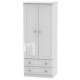 Aberdeen Tall 2 Drawer Wardrobe