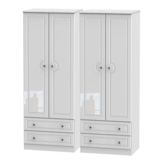 Aberdeen Tall 4 Door 4 Drawer Wardrobe