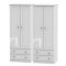 Aberdeen Tall 4 Door 4 Drawer Wardrobe